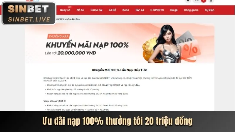 Thưởng Nạp VIP
